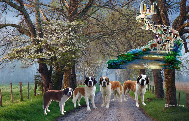 Bernhardiner / Saint-Bernard vom Haselrecht